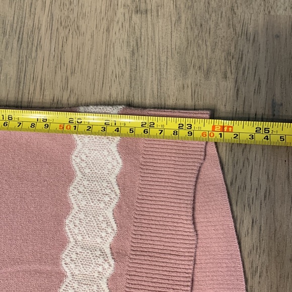 American Eagle Pink and Cream Striped Sweater 🤍💘 - Picture 7 of 7